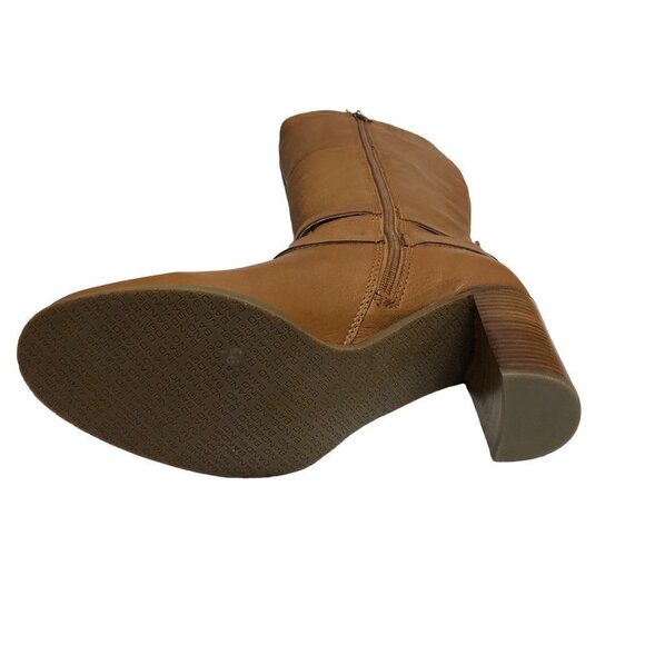 BANDOLINO BD AISEL WOMENS MED NATURAL LEATHER TALL BOOTS SIZE 9.5 NIB - Picture 5 of 11